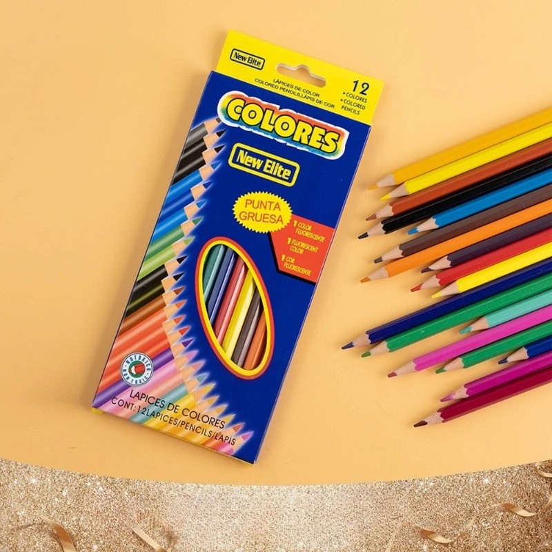 

12/18/24/36 Color Pencils Set - Vibrant Art Supplies for Coloring and Drawing Premium Soft Core Back to School Supplies