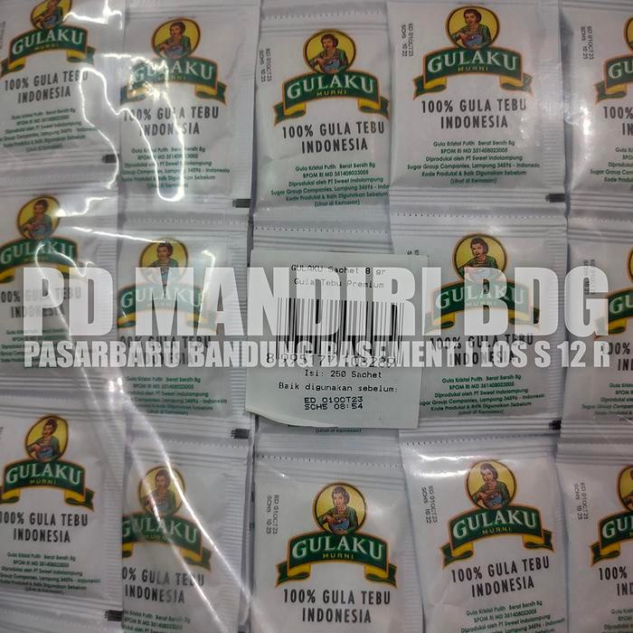 

GULAKU SACHET 8 GR ISI 250
