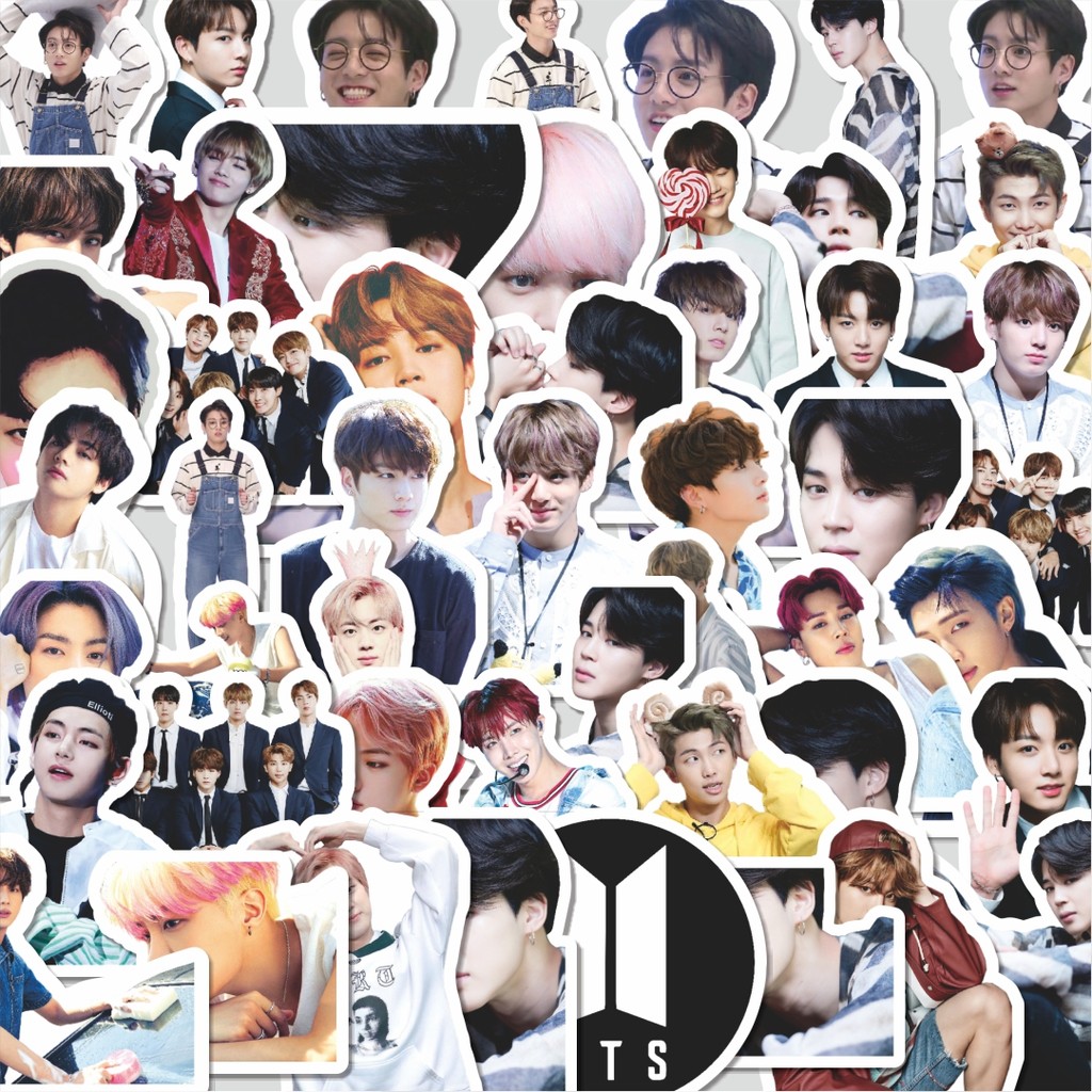 

Stiker Cutting Pack Stiker BTS Album Isi 100Pcs Series Aesthetic Lucu Keren Untuk Koper Bahan Vynil