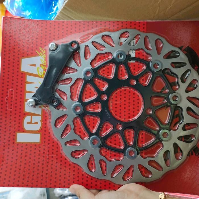 disc piringan depan lebar 260mm model PSM plus breket kaliper beat-vario-scopy-dll - piringan igawa,
