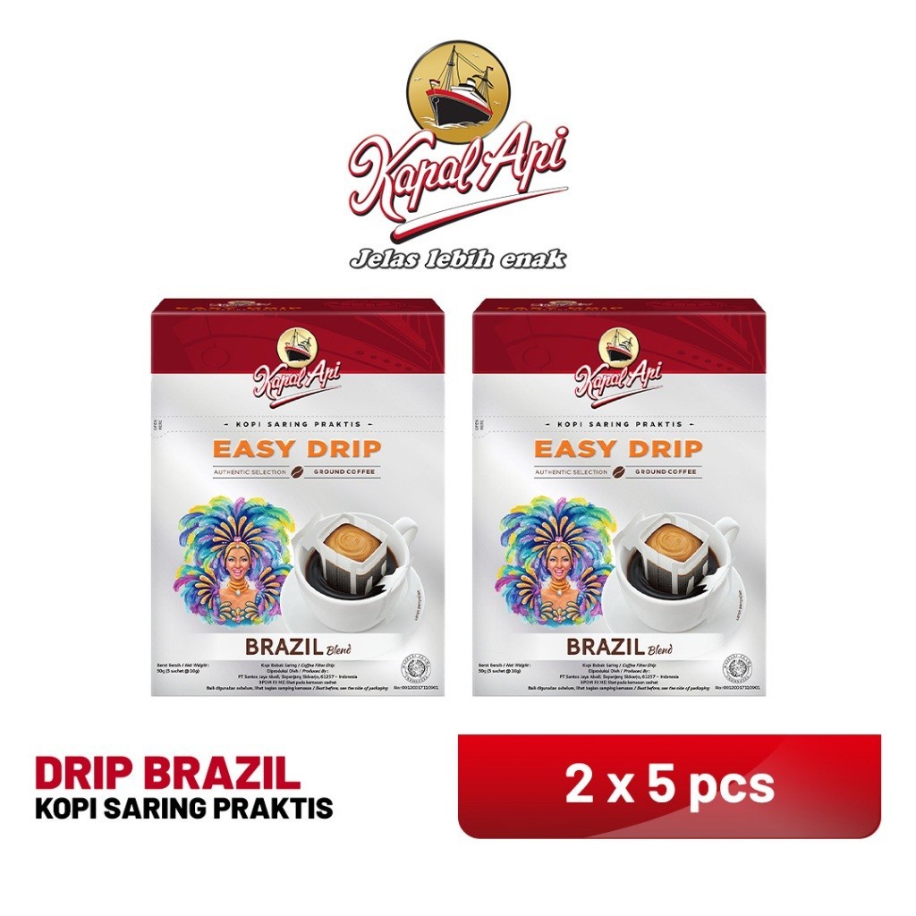 

KAPAL API Drip Brazil 2 Folding Box (5 x 10 gr)