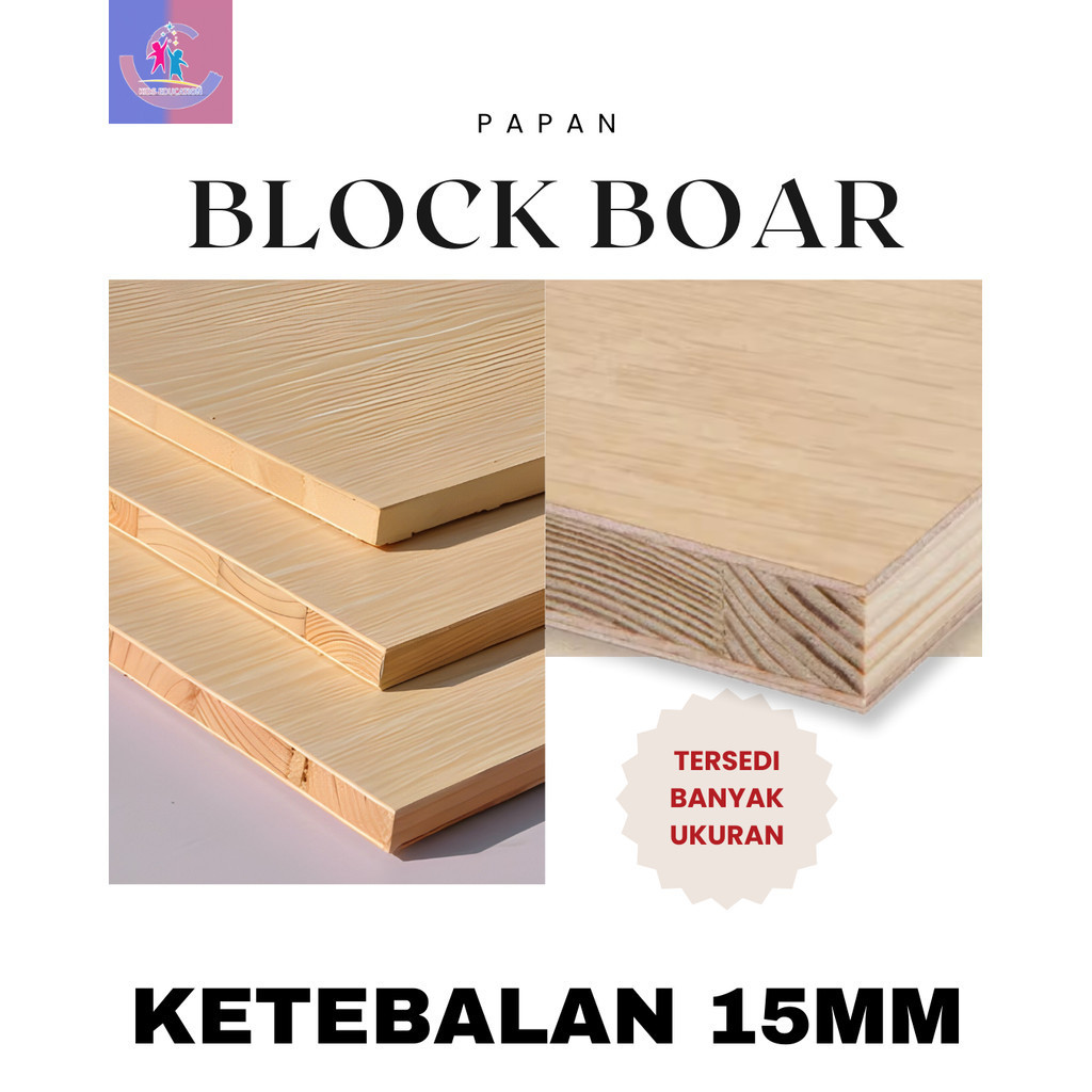 BLOCKBOARD Tebal 15mm / BLOCK BOARD PLYWOOD / K E
