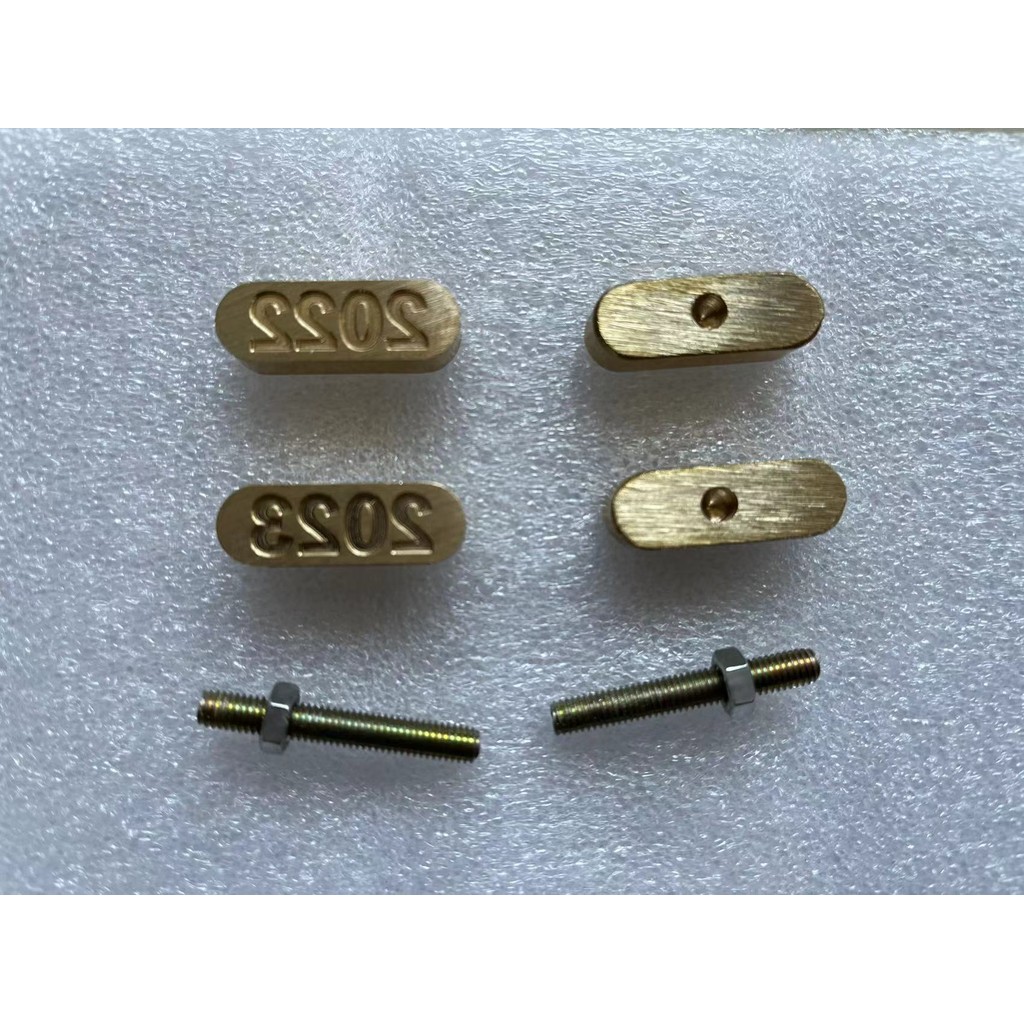 

0325 4924 4123 4724 3624 4823 0225 Customized Tire Date changing Brass Mould Stamp Price For One Piece Only