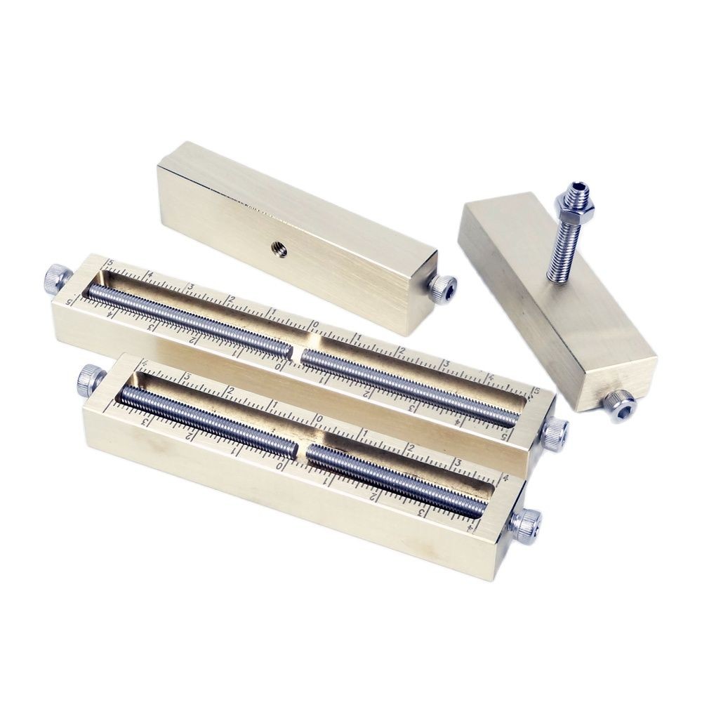 

RCIDOS Brass Flexible Letters Holder,CNC Engraving Brass Hot Foil Stamping Letter Fixture,5/6/8/10CM . 1pcs price