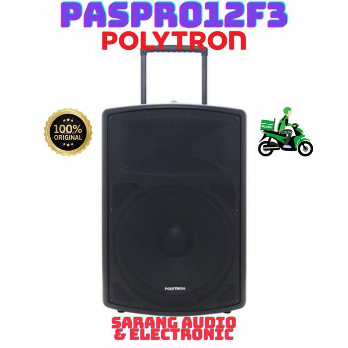 Speaker Portable Polytron Pas Pro 12 F3 PASPRO12F3 Original Karaoke