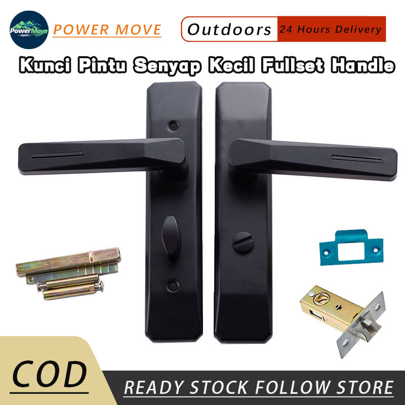 Kunci Pintu Toilet Kamar Mandi Handle Rumah Fullset Kecil Aluminium Kunci Pintu Senyap Kamar Minimal
