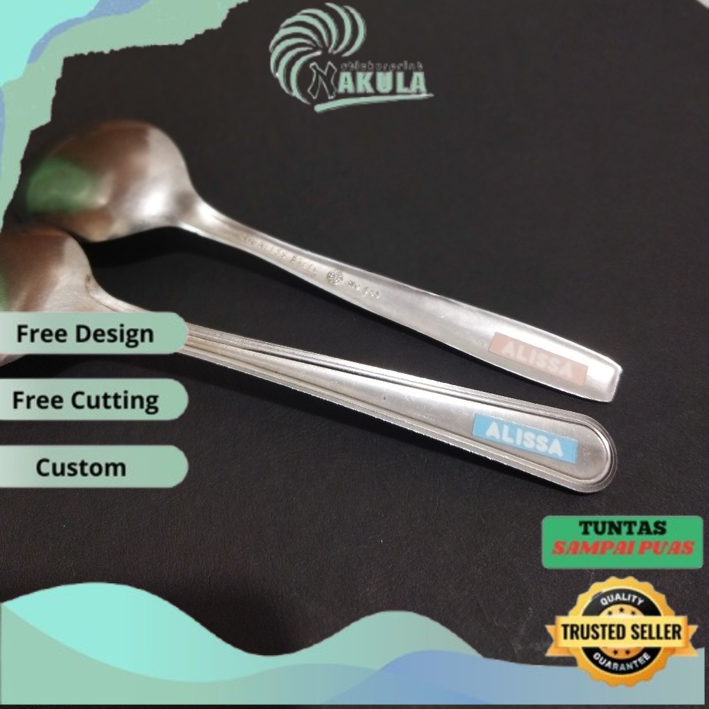 

NKL - Stiker Penanda Barang Perabot Sendok Permanen UV DTF Anti Air