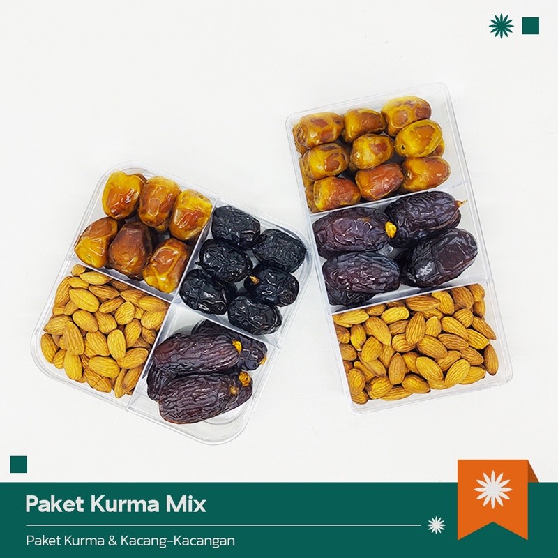 

HAMPERS KURMA LENGKAP 4IN1 / PAKET KURMA MIX VARIAN 3IN1 / PAKET KACANG GIFT UMROH HAJJ