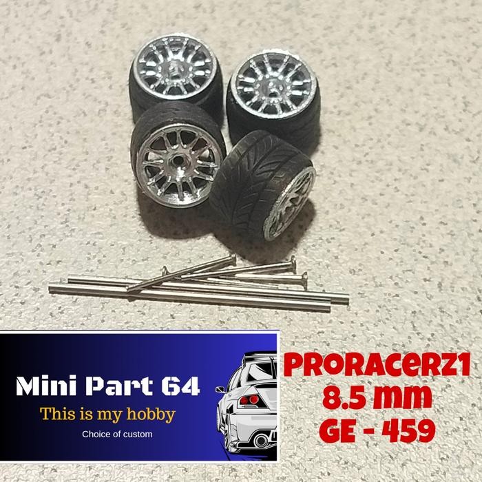 Diorama Diecast Ban 8.5mm GE-459 Miniatur Skala 64