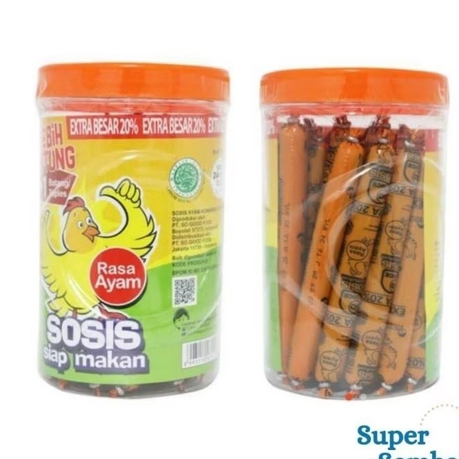 

SOSIS INSTANT SONICE AYAM/SAPI SIAP MAKAN TOPLES ISI 24