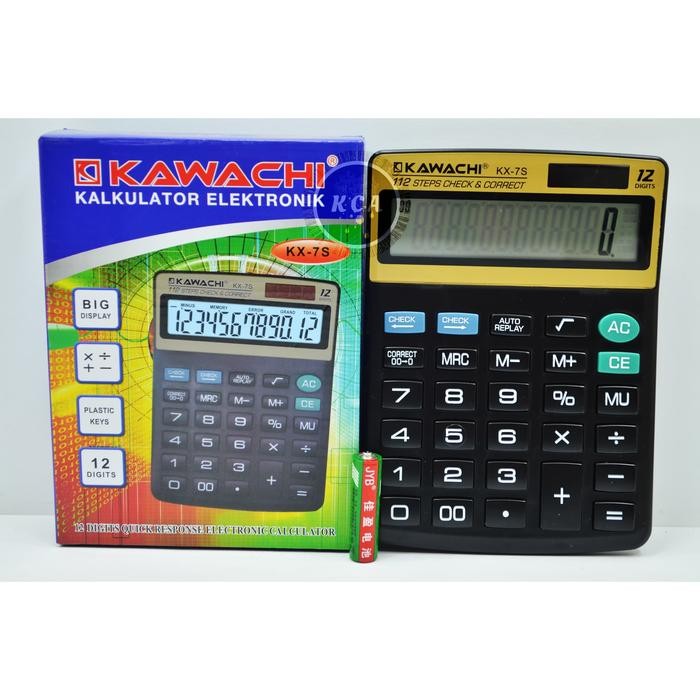 

Kalkulator / Calculator KX-7S 12 Digit Kawachi