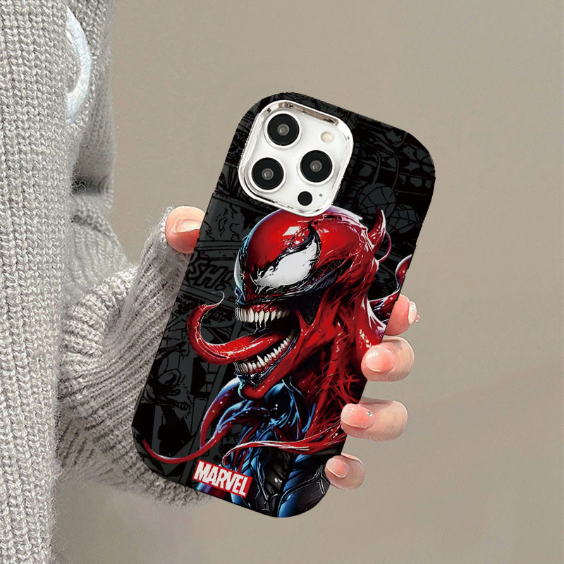 Casing ponsel Anime Marvel Venom cocok untuk OPPO A15 A16 A17 A38 A3s A52 A53 A54 A55 A57 4G 2022 A5