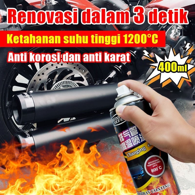 【Renouasi dalam 3 detik】Itu dapat menahan suhu tinggi 1200 ° Tidak akan mengelupas cat Cat Semprot S