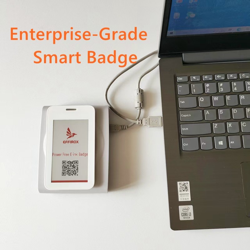 

Eink Epaper Badge Electronic badge Employee ID card Powerless Digital NFC Display Tag Price Label eink ID card