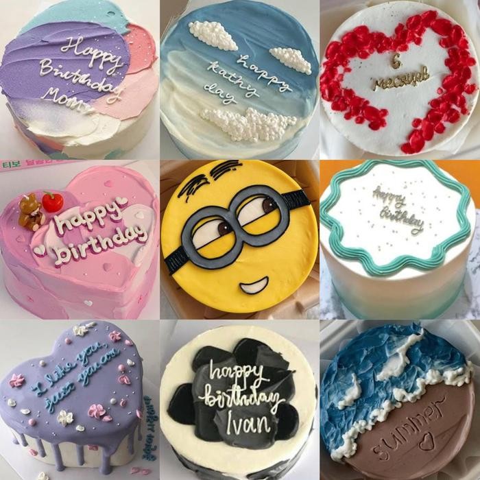 Cake Korean Mini Bento Tart Murah Depok Costum Terlaris Enak Halal 3