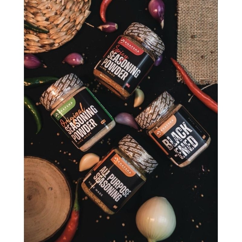 

BUMBU DIET KARBO 4 VARIAN ( Original , spicy, all purpose dan Blackened )