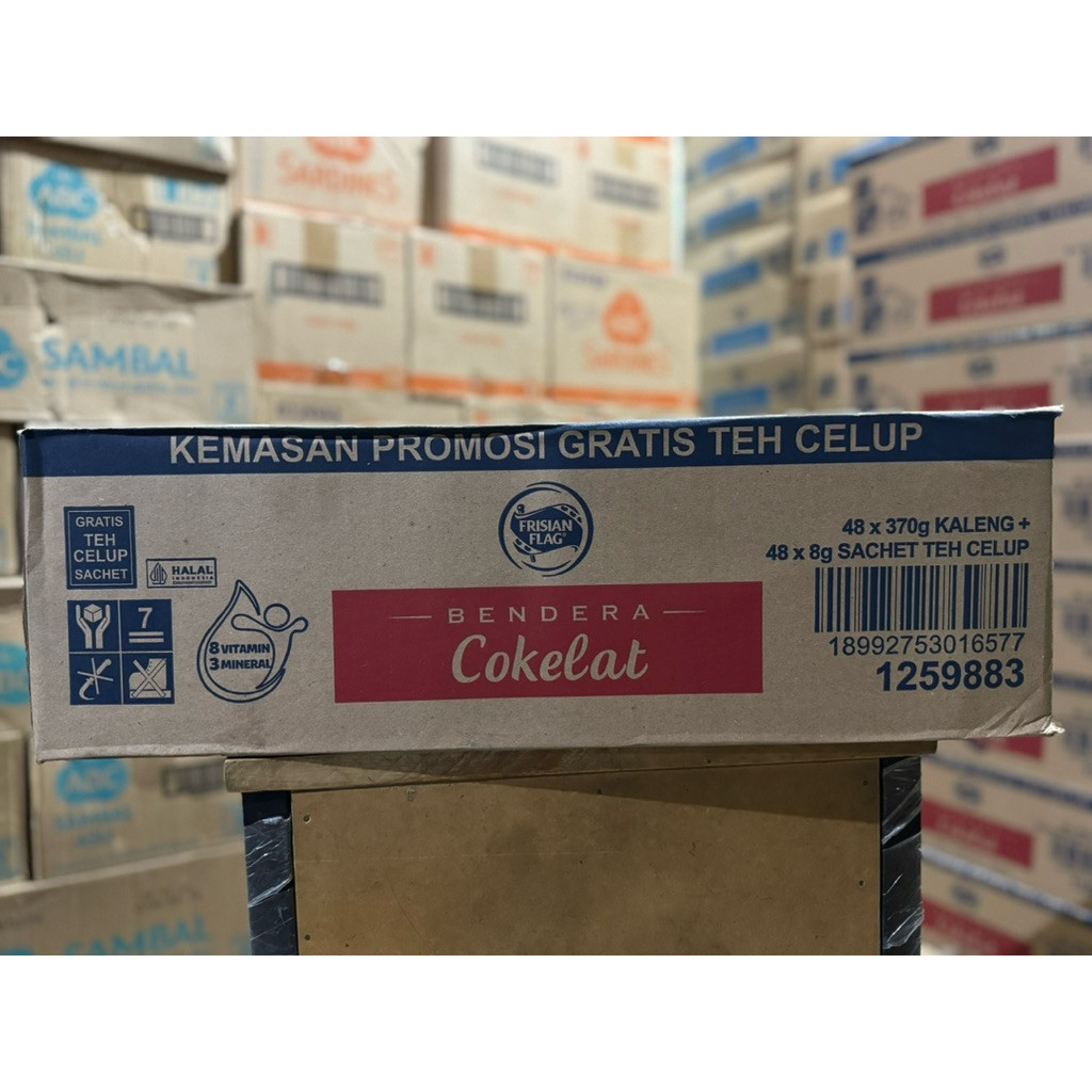 

Susu Bendera Coklat 370gram @ 48 klg+ teh 48 scht / 1 dus