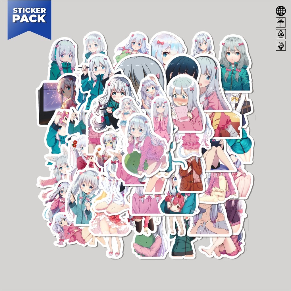 

[100PCS]Stiker Pack Stiker Acgn Beauty Girls Series Ero Manga Sensei Character Aesthetic Vinyl Anti Air Dekorasi Sticker Laptop Buku Journal Koper Helm Casing HP Gitar Helm Skateboard