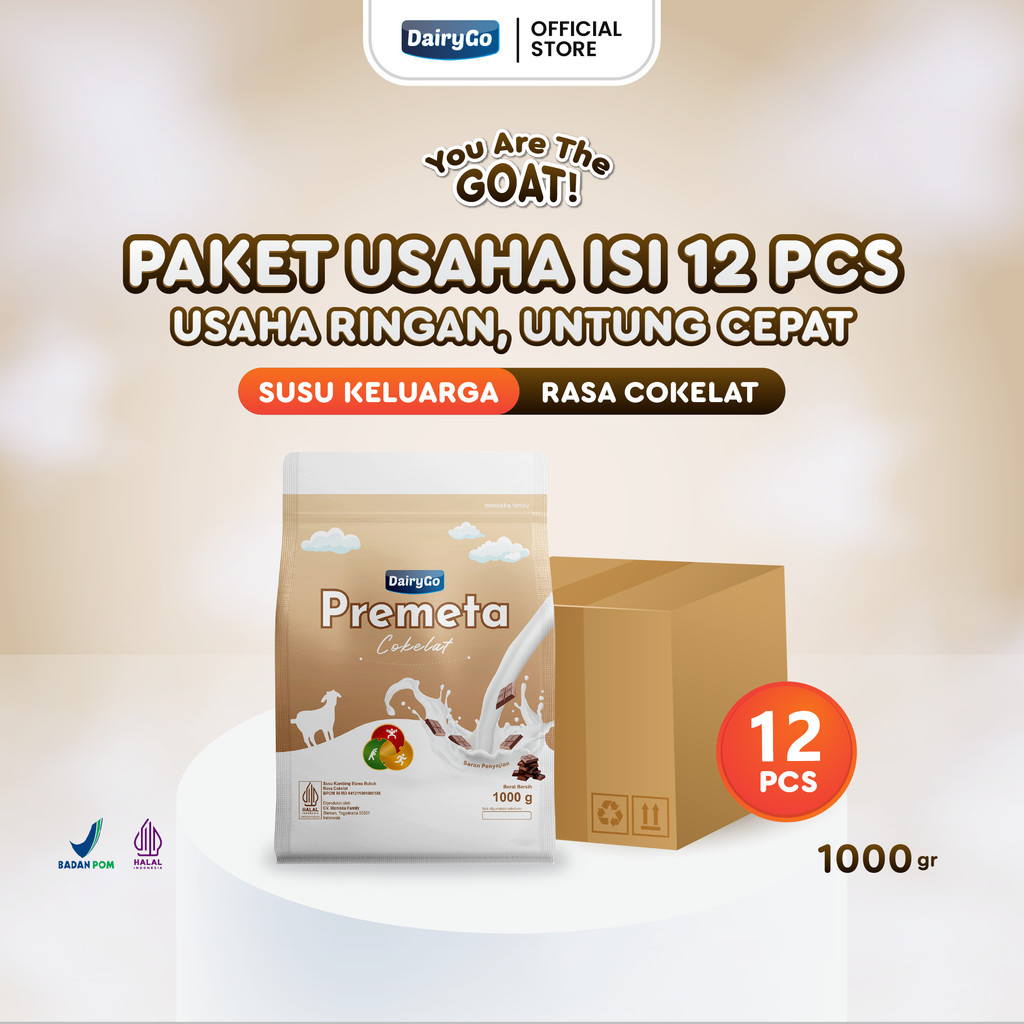 

Susu Kambing Etawa Bubuk 1kg - Rasa Cokelat - Paket Reseller