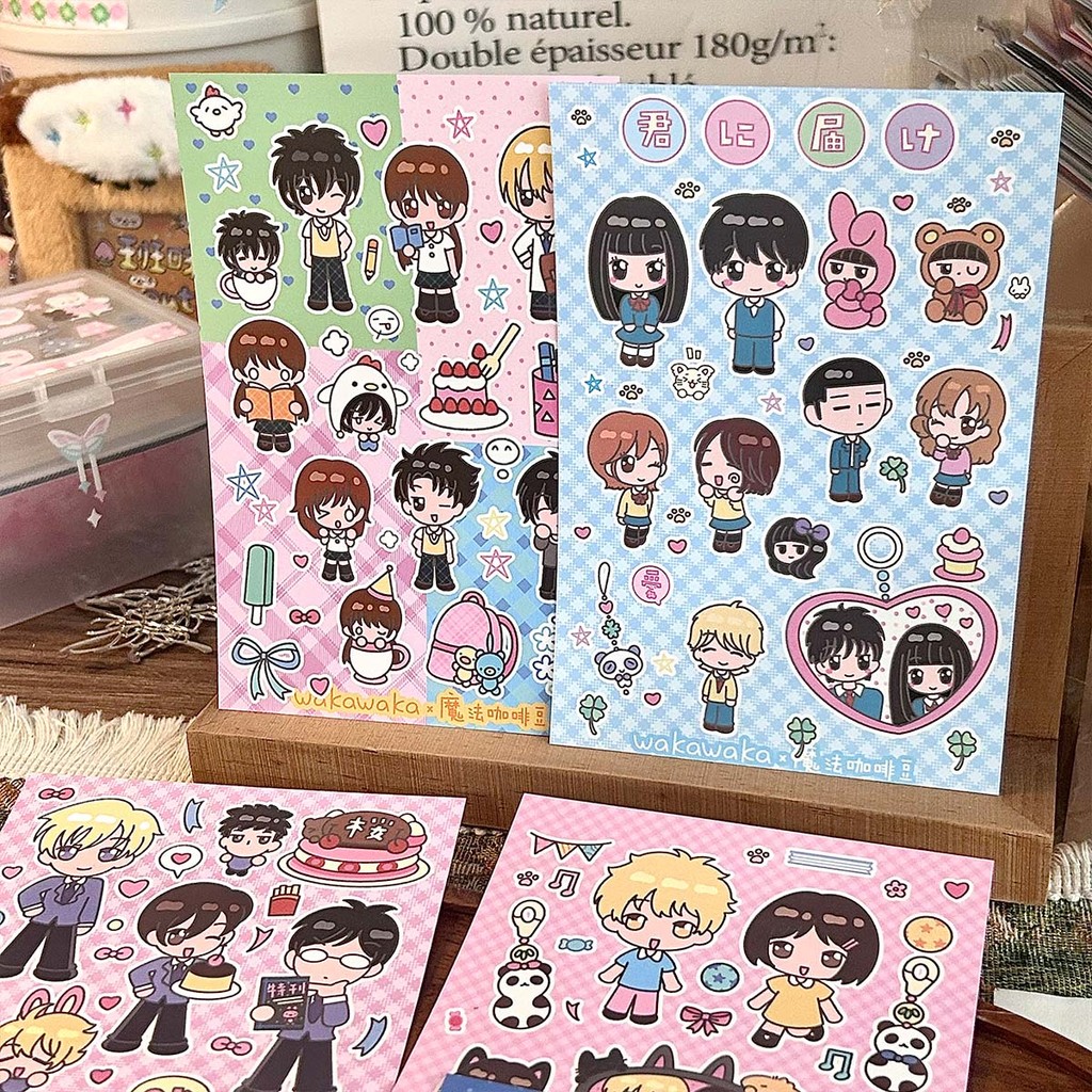 

Anime Character Sticker for Scrapbooking Kawaii Character Sticker Diy Phone Luggage Motorcycle Laptop Suitcase Decal Sticker