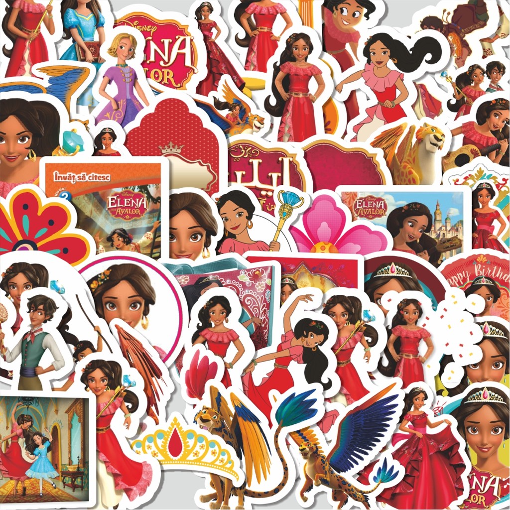 

Stiker Cutting Pack Stiker Disney Series Elena Of Avalor Character Mix Isi 100Pcs Series Aesthetic Lucu Keren Untuk Koper Bahan Vynil