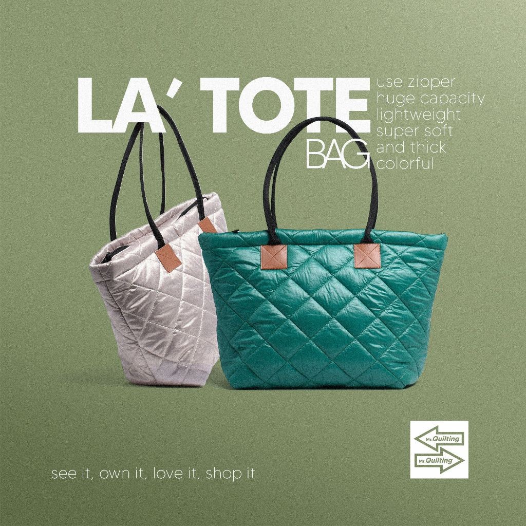 RAFATA Mr.quilting La tote bag series
