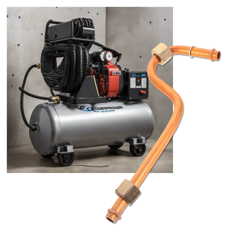 Discharge Pipe B Kompresor Udara / Selang Kompresor / Pipa Tanda Tanya Kompresor Angin