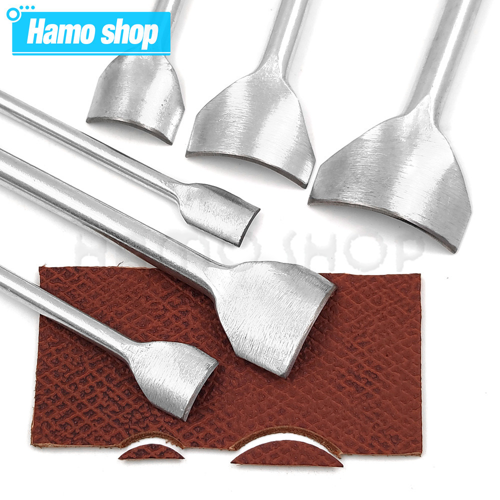 

1PC Half-Round Cutter Punch Tools Leather Craft DIY Leather Belt Wallet Strap Cowhide Punches Set Leathercraft Tools
