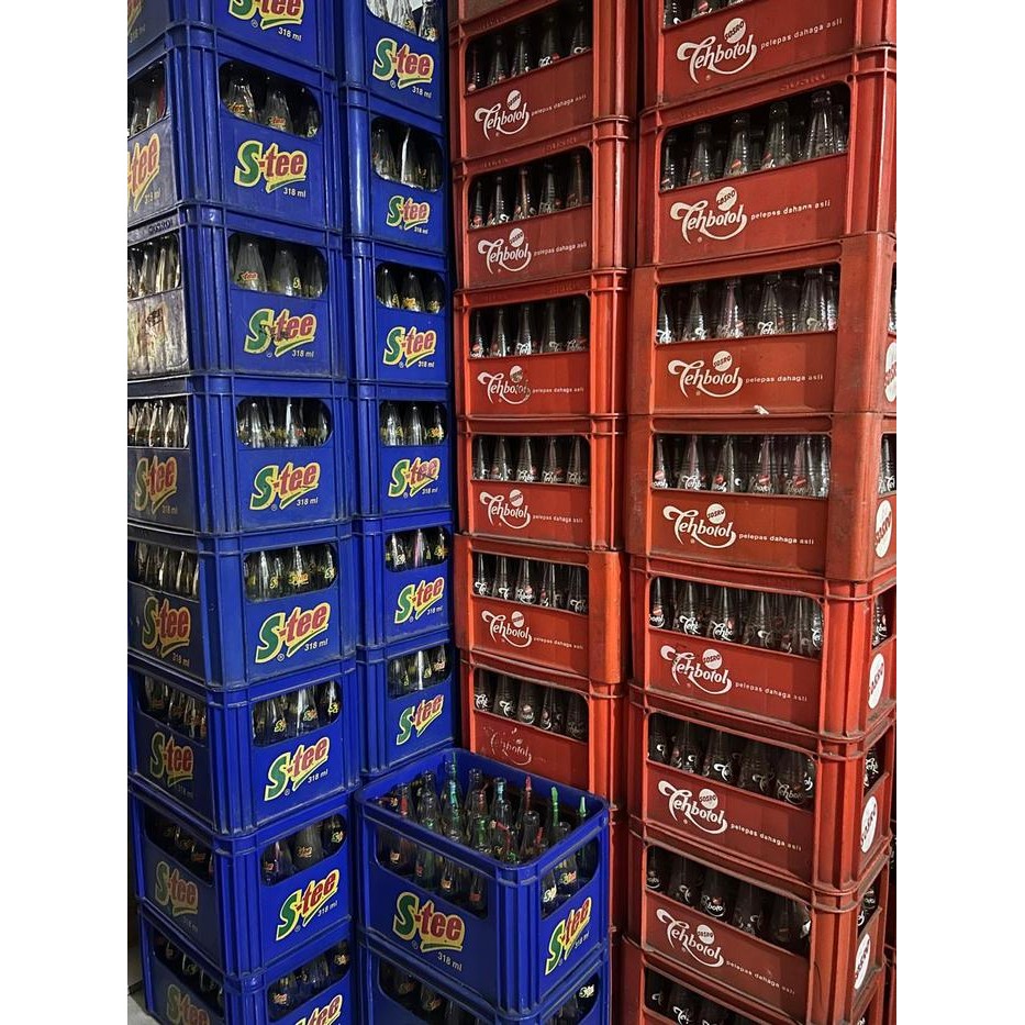 

Krat + Botol Kosong Stee / Teh Botol Sosro INSTANT - TBS