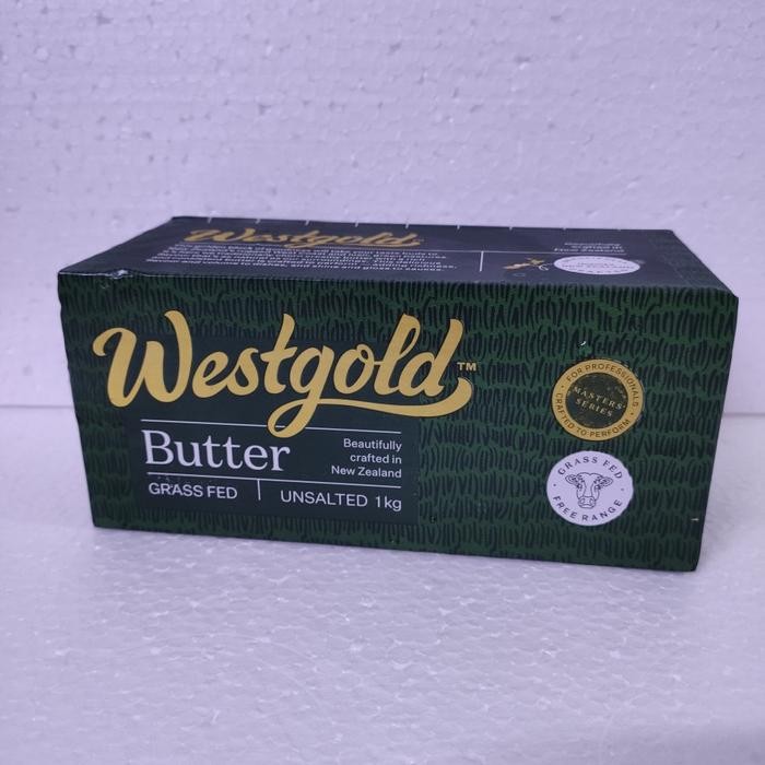 

WESTGOLD Butter New Zealand Grass - Fed Unsalted Butter 1kg - Dus & Icepack
