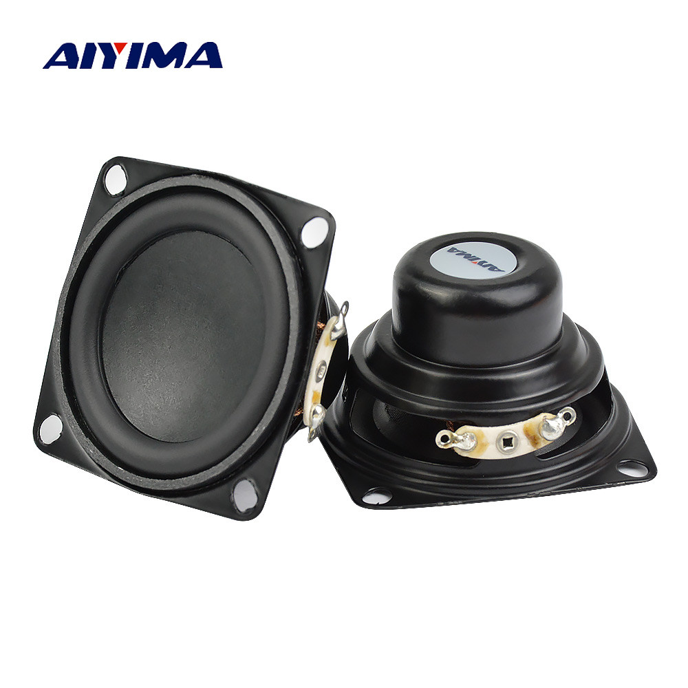 AIYIMA 2Pcs 2 Inch Full Range Speaker Audio 4 Ohm 10W DIY Mini Bluetooth Speaker Bass Speaker For Ho