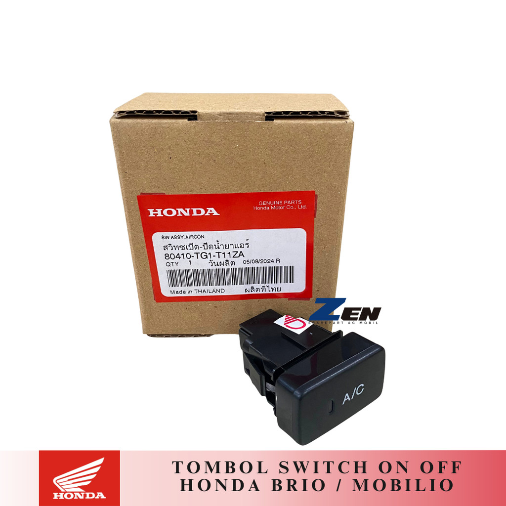 TOMBOL SAKLAR SWITCH ON OFF AC MOBIL HONDA BRIO MOBILIO MEREK HONDA ASLI