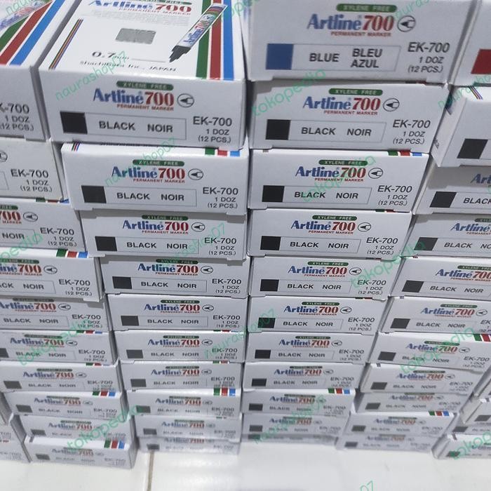

Spidol Artline 700 Permanent Marker tebal tulisan 0,7mm(1box/pack)