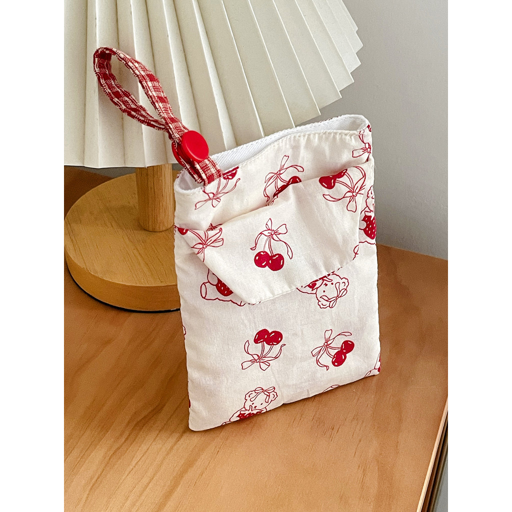 

Red Rabbit Nurse Pencil Case Cute Ins Style Fabric Stationery Bag for Girls Students High Capacity Kawaii School Supplies