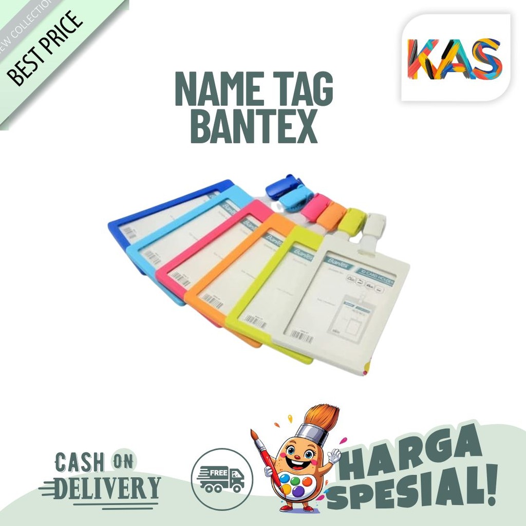 

CARD HOLDER / Name Tag BANTEX 8866 ID 6 VARIASI WARNA