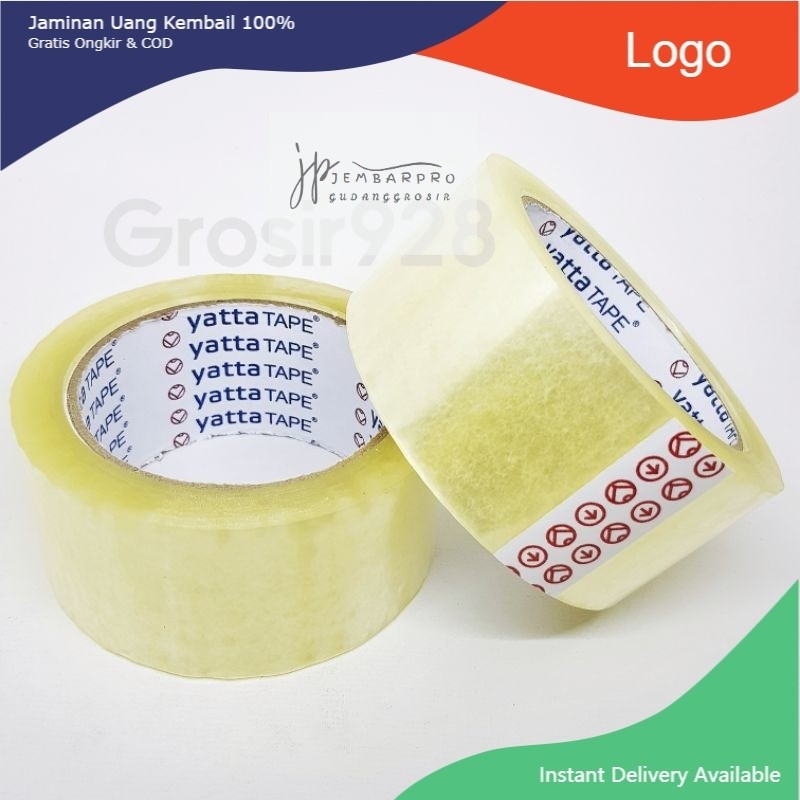 

Isolasi / Plakban / Lakban / OPP / Tape Yatta Coklat / Tan / Transparan 48 mm 2 inch 90 Yard
