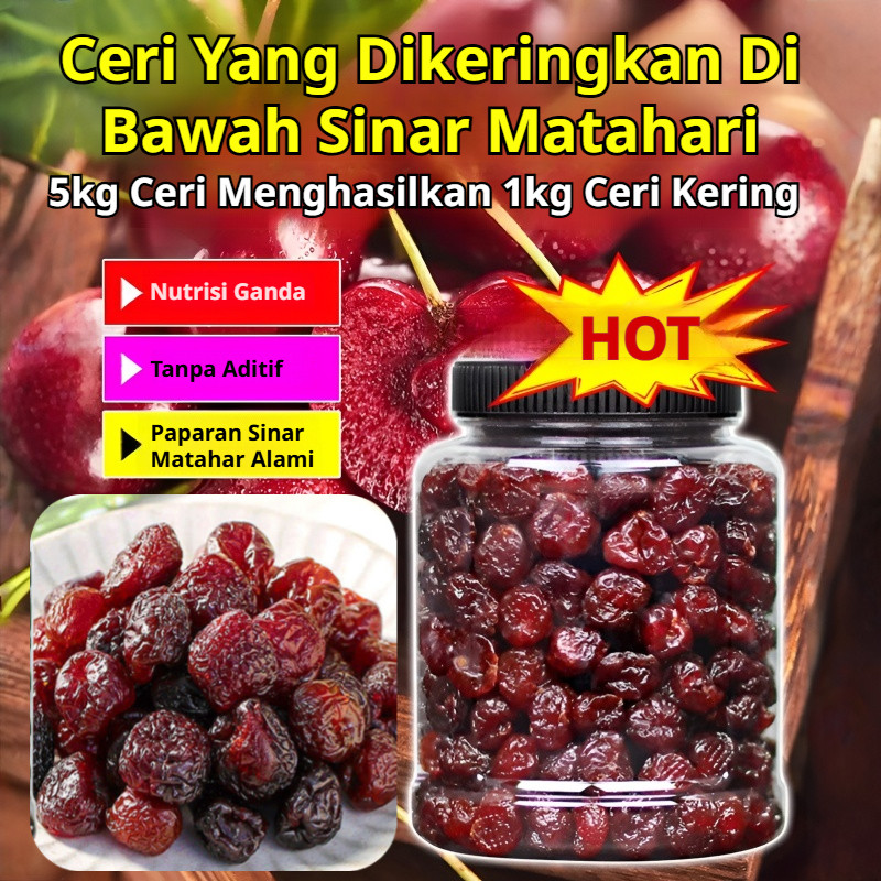 

❤【Menghilangkan Radang Sendi, Asam Urat】Ceri Kering Berkualitas Tinggi/camilan Kasual, Buah Kering, Ceri Besar Kalengan/Dried Cherries Snacks High Quality Dried Fruit Box