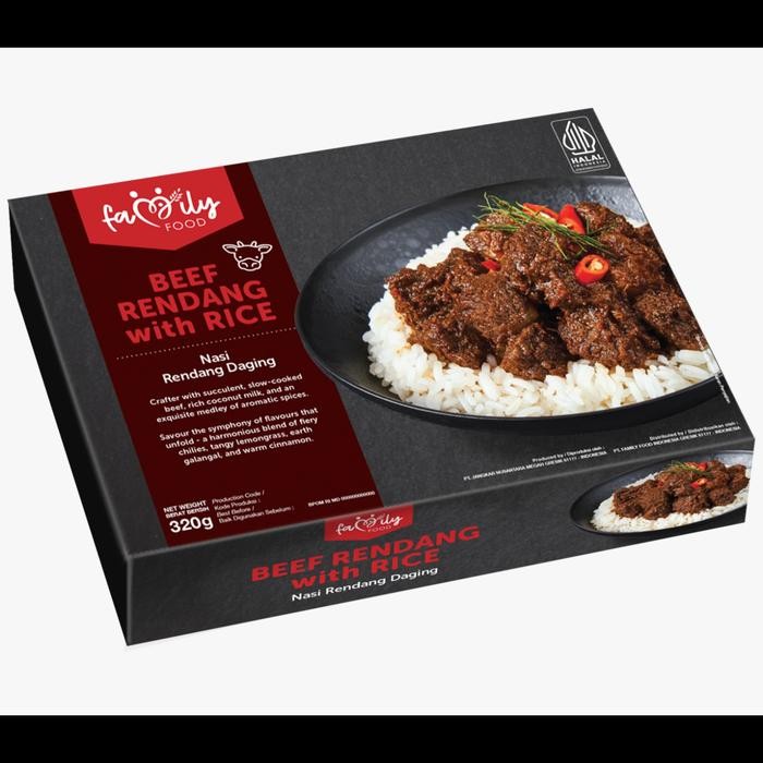 

[TERLARIS] Makanan Siap Saji (Nasi Rendang Daging, Nasi Lada Hitam, Kare Ayam) - RENDANG DAGING[TERLARIS ]