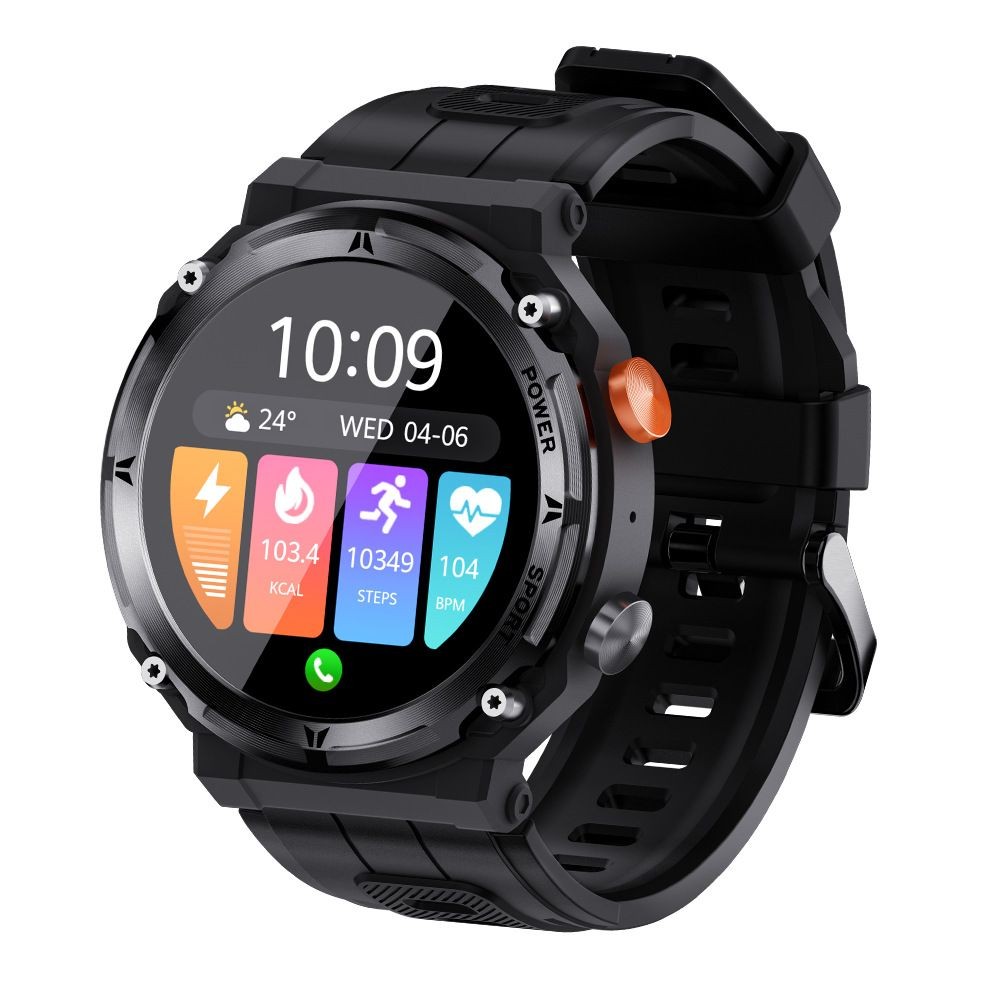 

For Samsung Galaxy S24 Ultra S24+ s23 Smart Watch Men Outdoor Sport Smartwatch BT Call Voice Assistant Watch Heart Rate Monitor