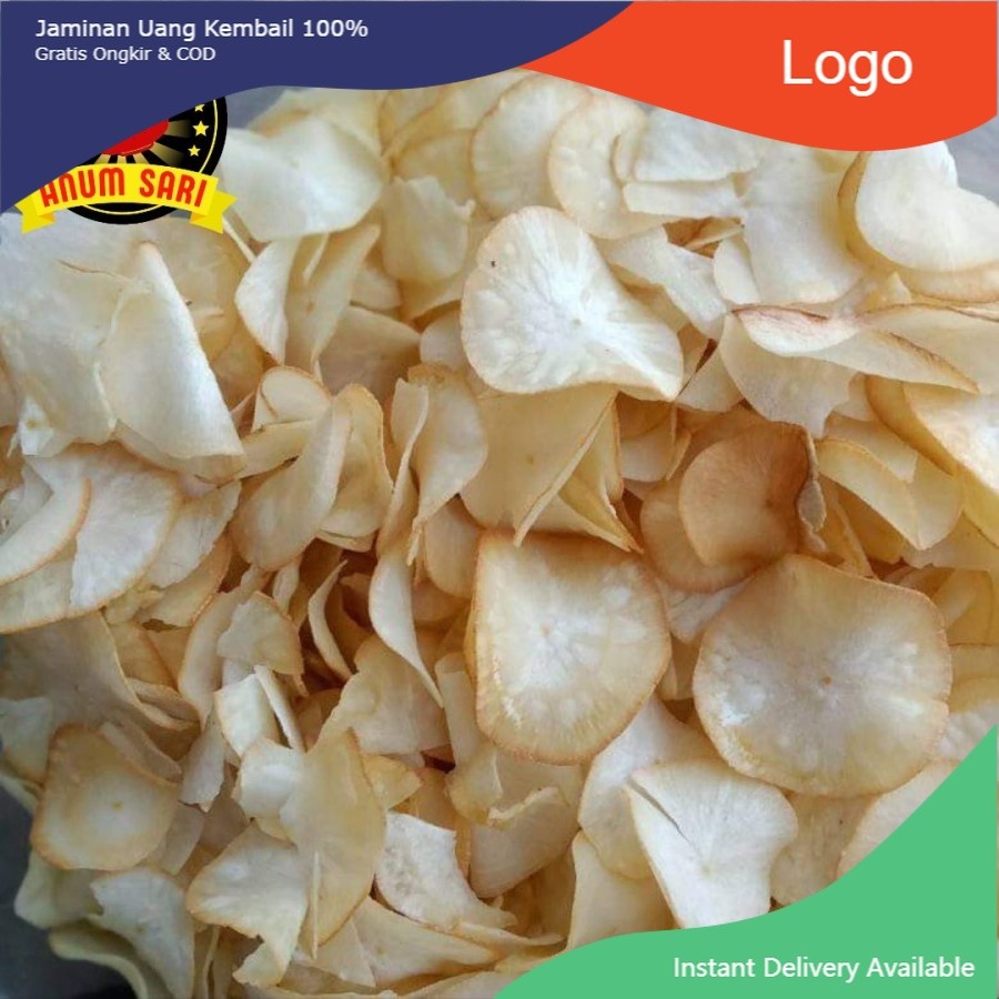 

Keripik Singkong Asin Gurih Pak Tani 250 Gram - Anum Sari