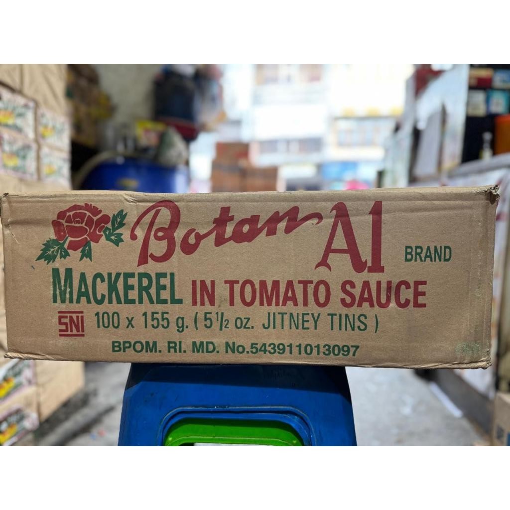 

Botan Al Mackerel In Tomato Sauce Kecil @ 100 x 155 gram / 1 dus