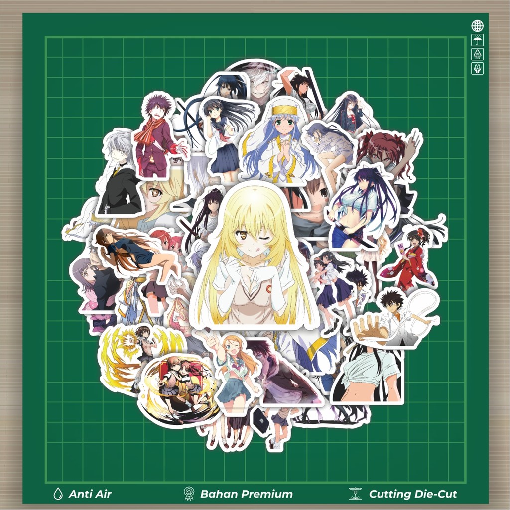 

HOT 50 PCS STIKER Stiker Anime Series Certain Magical Index Character Mix Stiker Fashion Cars Decal Dingin Kartu Album Custom Vinyl Anti Air- Sticker Aesthetic Buku Journal Koper Casing HP Tablet Laptop Helm Motor Botol Minum