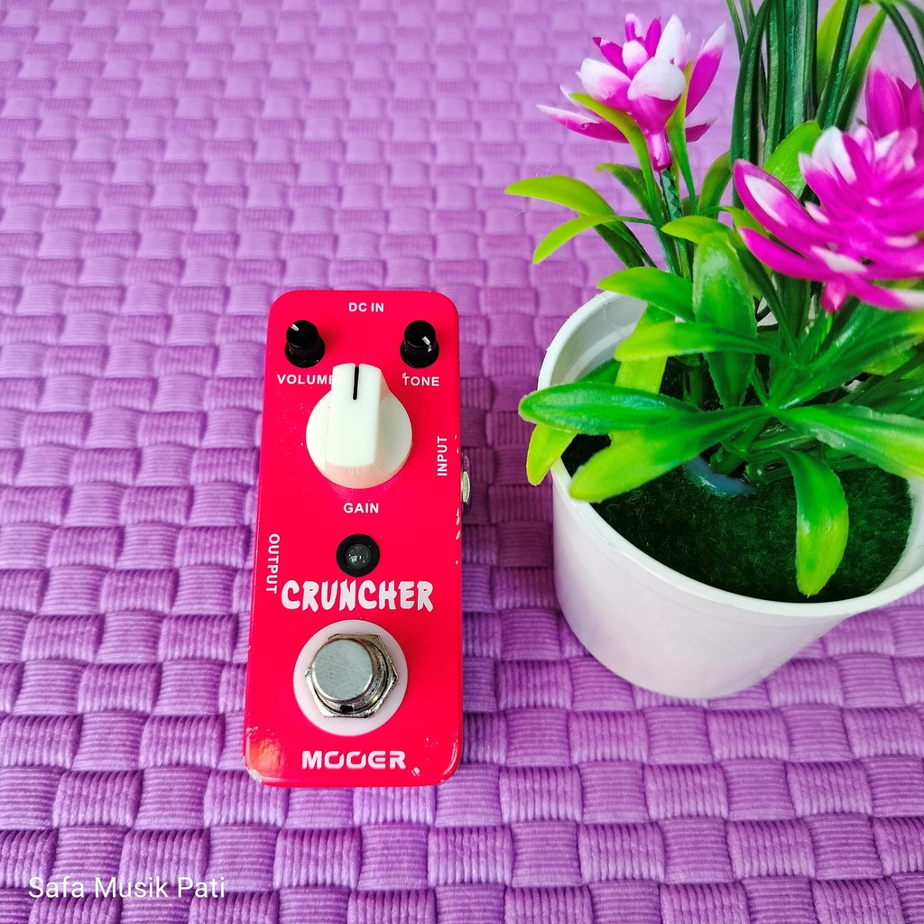 MOOER CRUNCHER Efek Gitar Normal, No Minus, Kondisi Bagus, Original