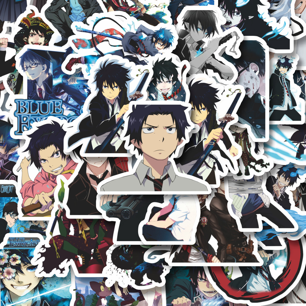 

100PCS Lucu Stiker Anime Series Blue Exorcist Character Mix Stiker Aesthetic Stiker Anti Air Stikers Berperekat Waterproof sticker decal buat Motor Helm Buku Journal Koper Casing HP Laptop Botol Minum Hadiah anak