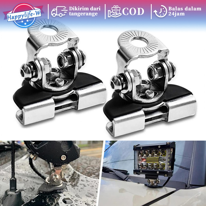 Braket Dudukan Lampu Mobil Universal Holder Lampu Sorot Dudukan Lampu Tembak Mobil Untuk Dipasang Di