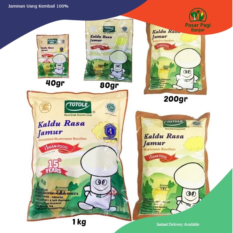 

Totole Kaldu Rasa Jamur Vegan Food 40 gram 80 gram 200 gram 400 gram