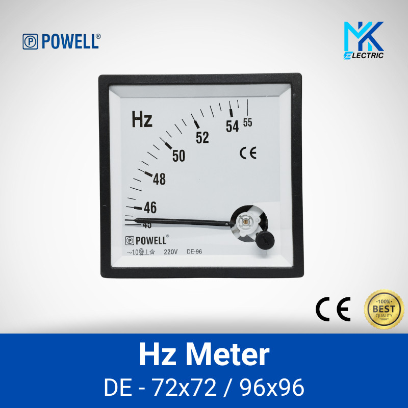 GILISHOP POWELL - HZ Meter Jarum /HZ frequency / panel meter