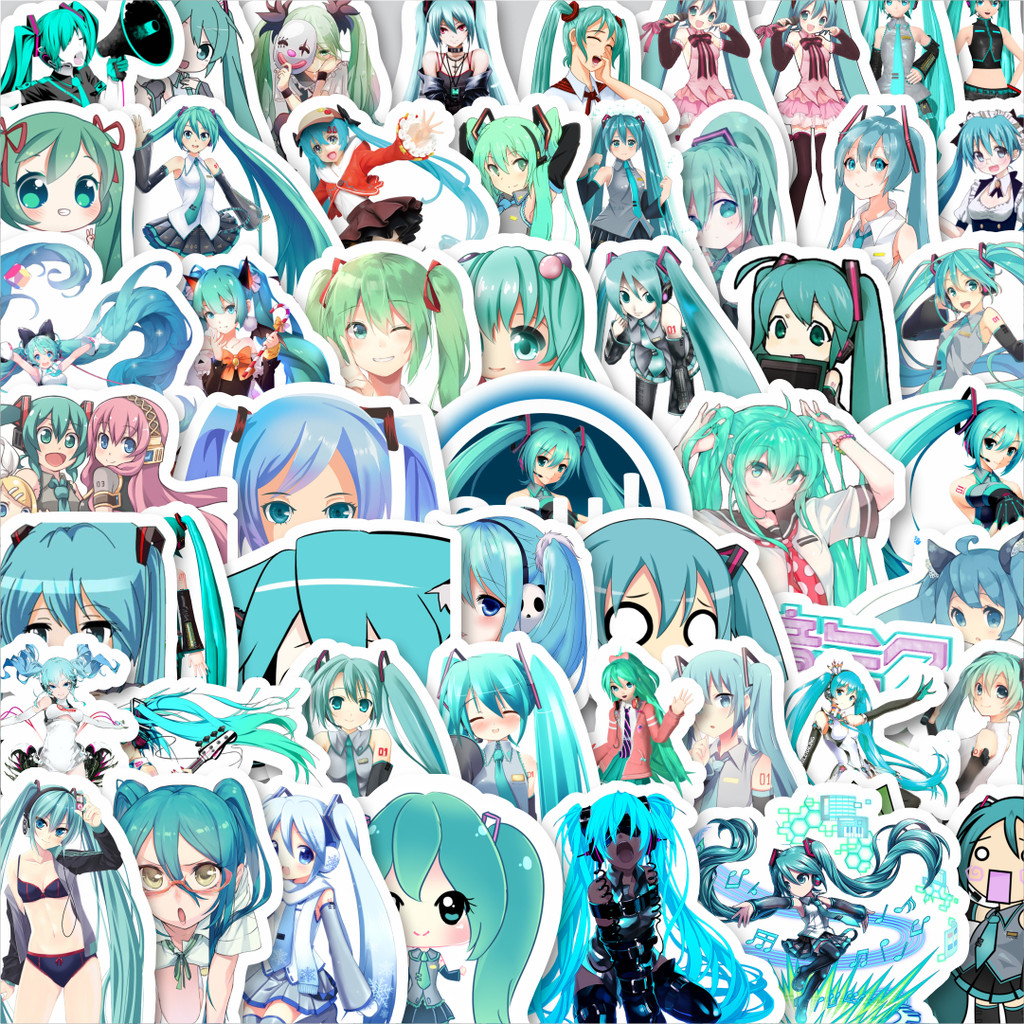 

Stiker Cutting Pack Stiker Music Series Hatsune Miku Mix 6 Isi 100Pcs Series Aesthetic Lucu Keren Untuk Koper Bahan Vynil