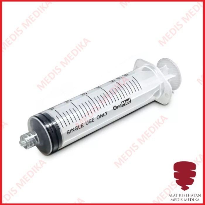 Syringe 50cc Luer Lock Spet Onemed Spuit Suntikan Lubang Tengah 50ml