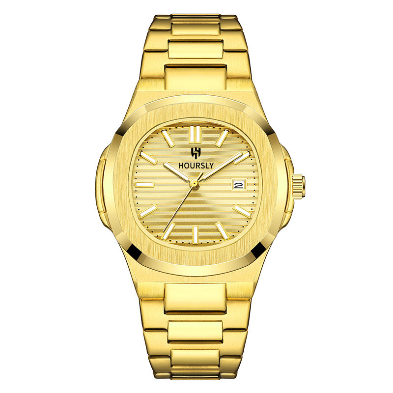 Jam Tangan Pria Baru Jam Tangan Quartz Pria Luminous Ultra-Tipis Jam Tangan Fashion Pria